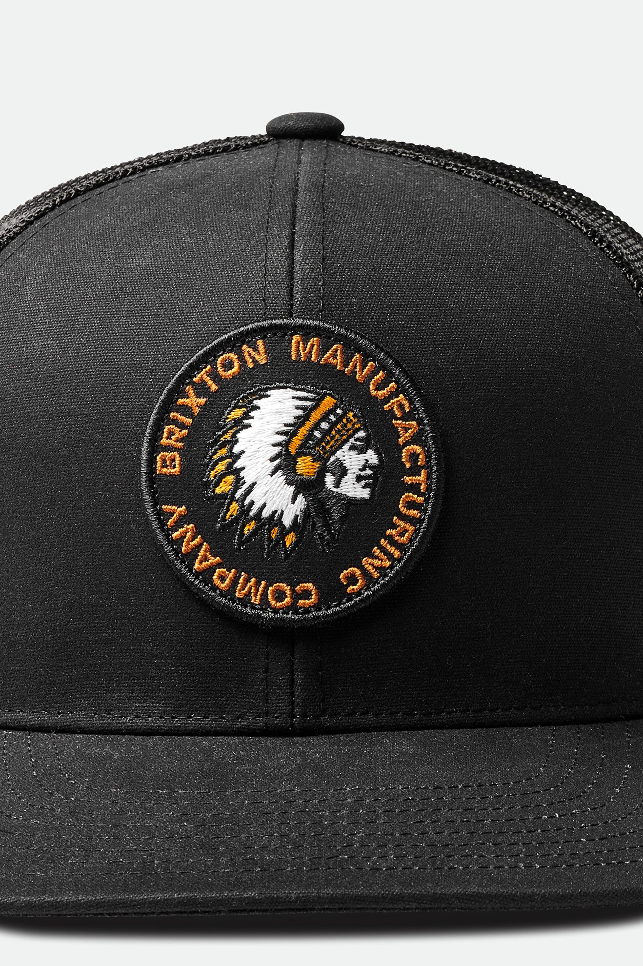 Brixton Rival Stamp NetPlus MP Trucker Hat Caps Panske Čierne | 381475TLF