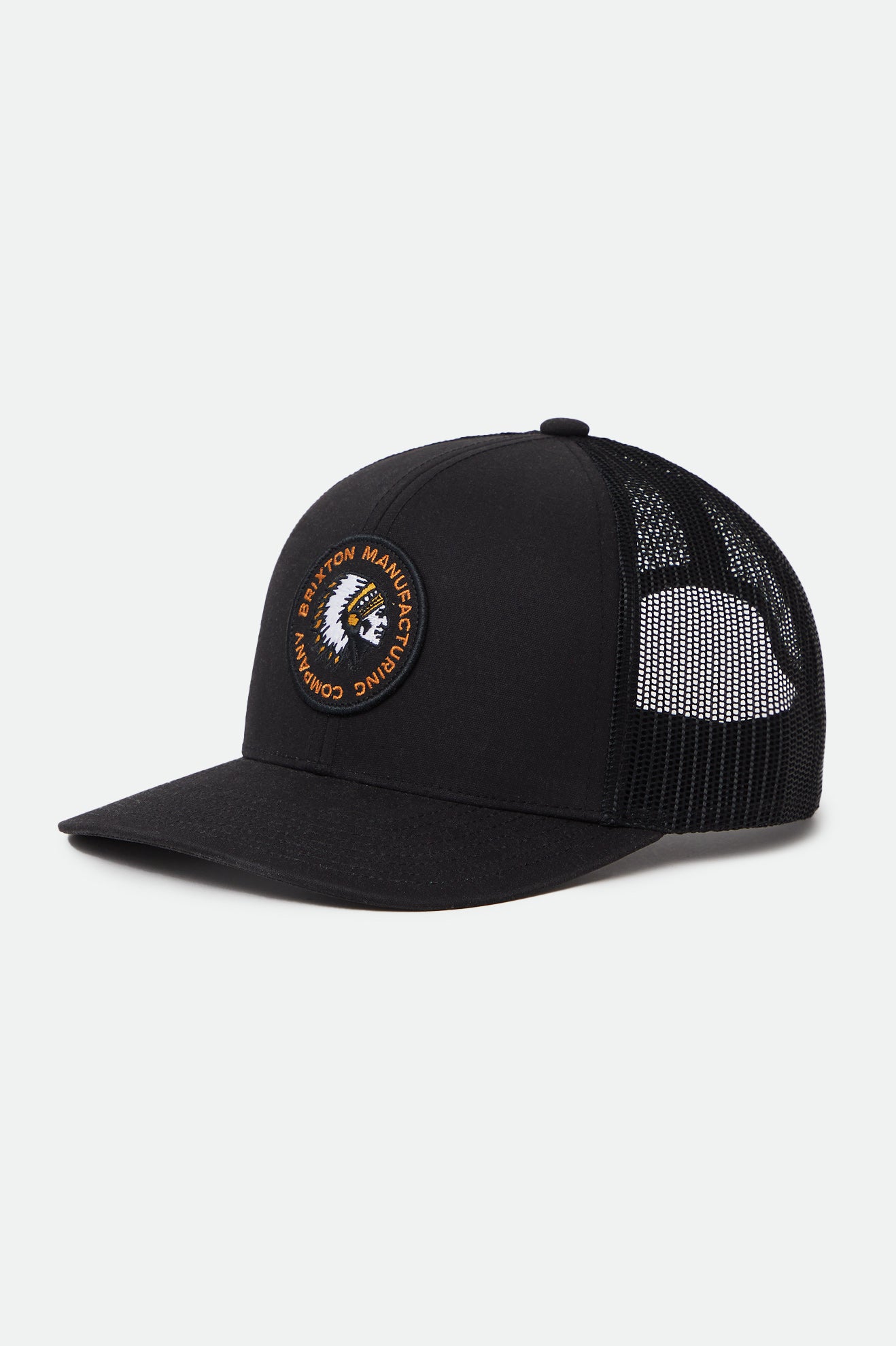 Brixton Rival Stamp NetPlus MP Trucker Hat Caps Panske Čierne | 381475TLF