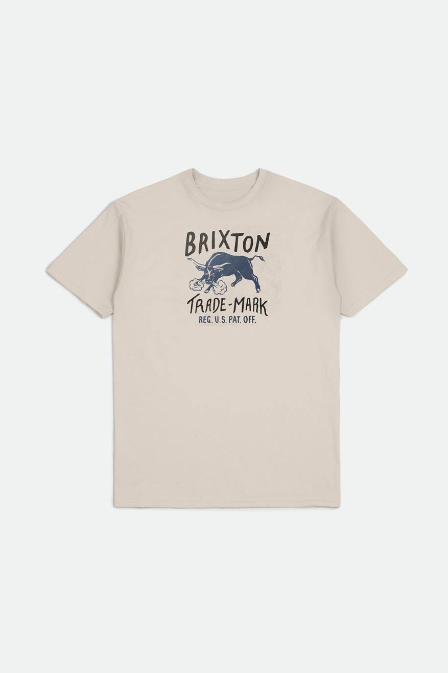 Brixton Roxboro S/S Standard Topy Panske Krém | 194785OZG