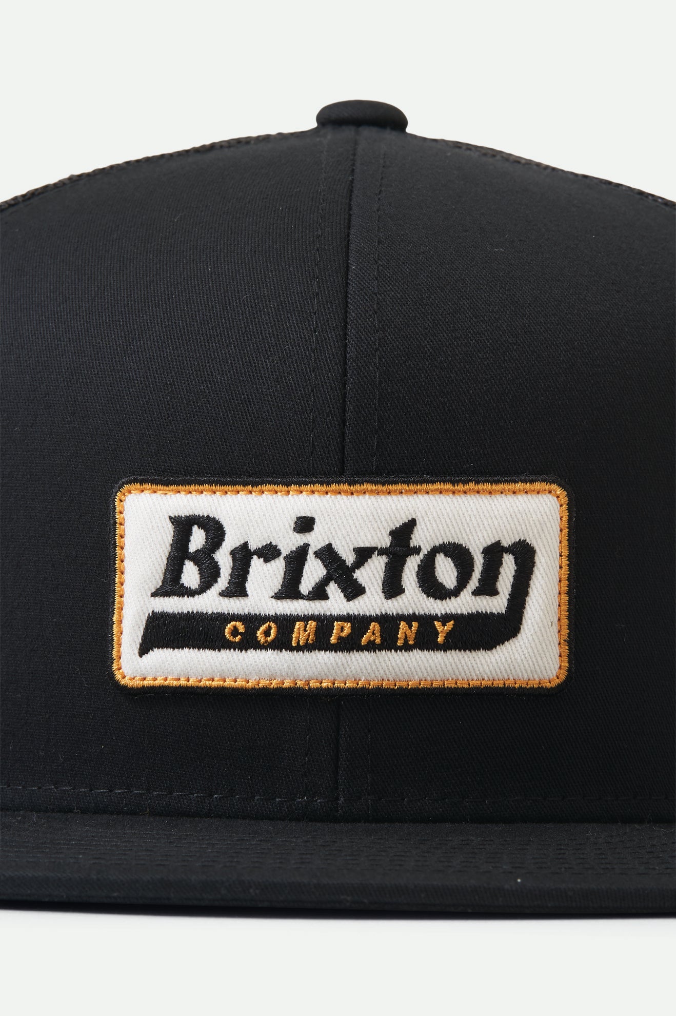 Brixton Steadfast HP Mesh Cap Caps Panske Čierne | 458692NBS