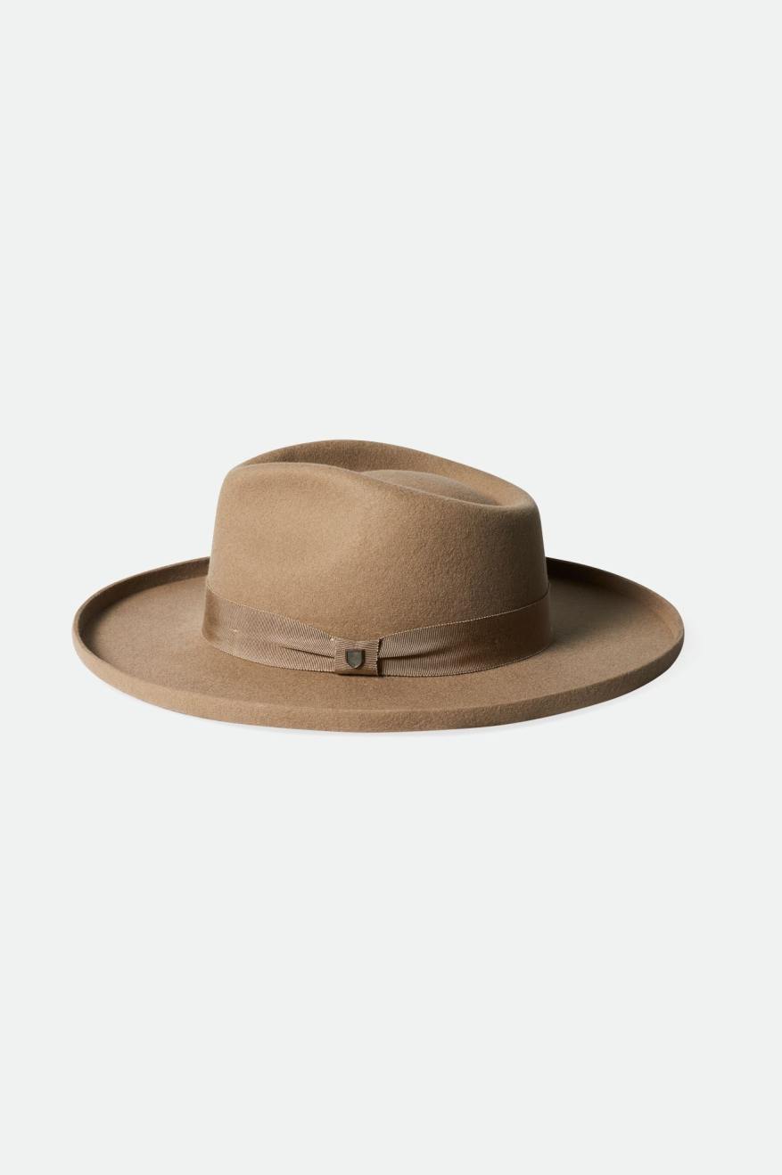 Brixton Victoria Felt Fedora Fedoras Damske Hnede | 961740KES