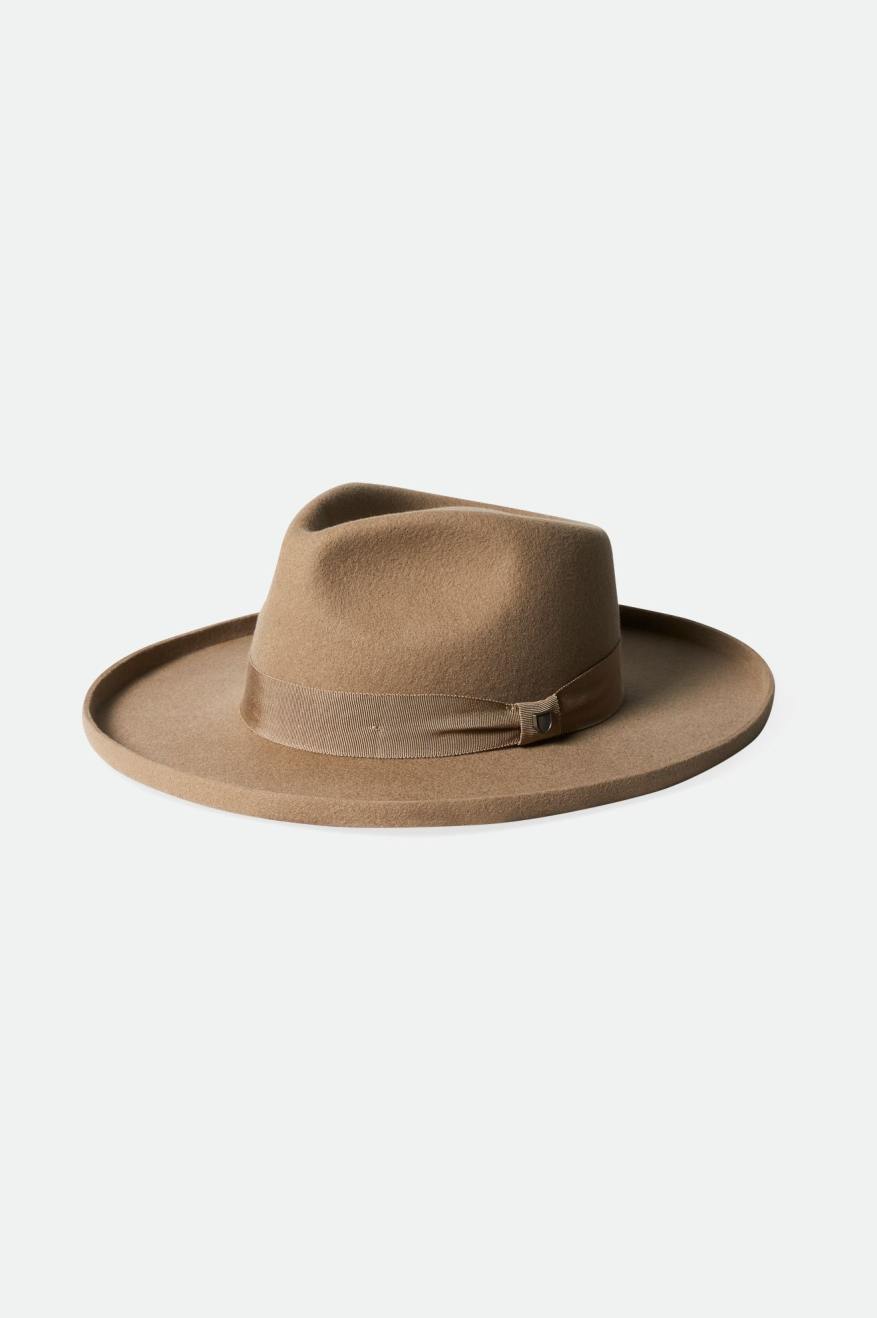 Brixton Victoria Felt Fedora Fedoras Damske Hnede | 961740KES