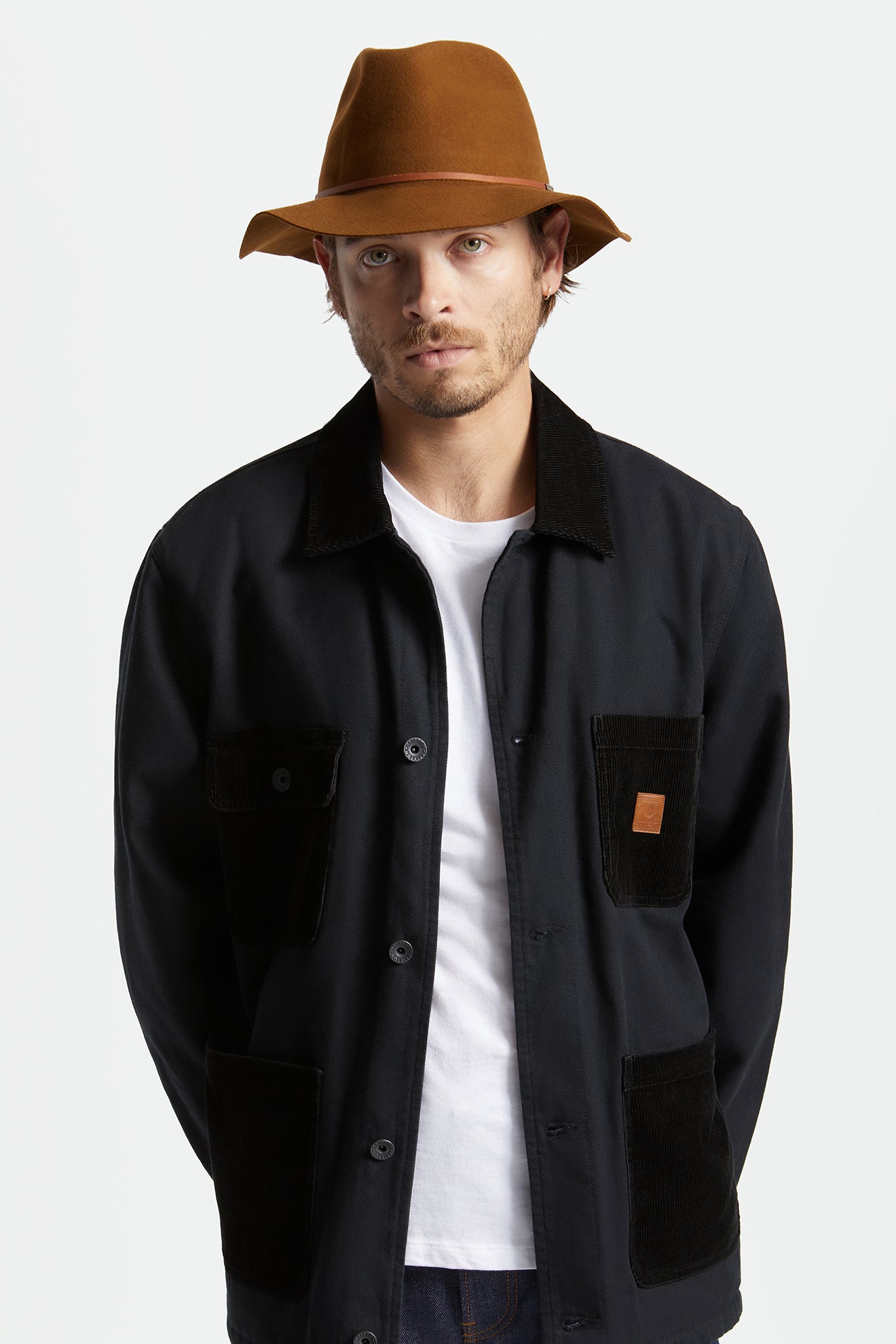 Brixton Wesley Packable Fedora Fedoras Damske Káva | 276185RFX