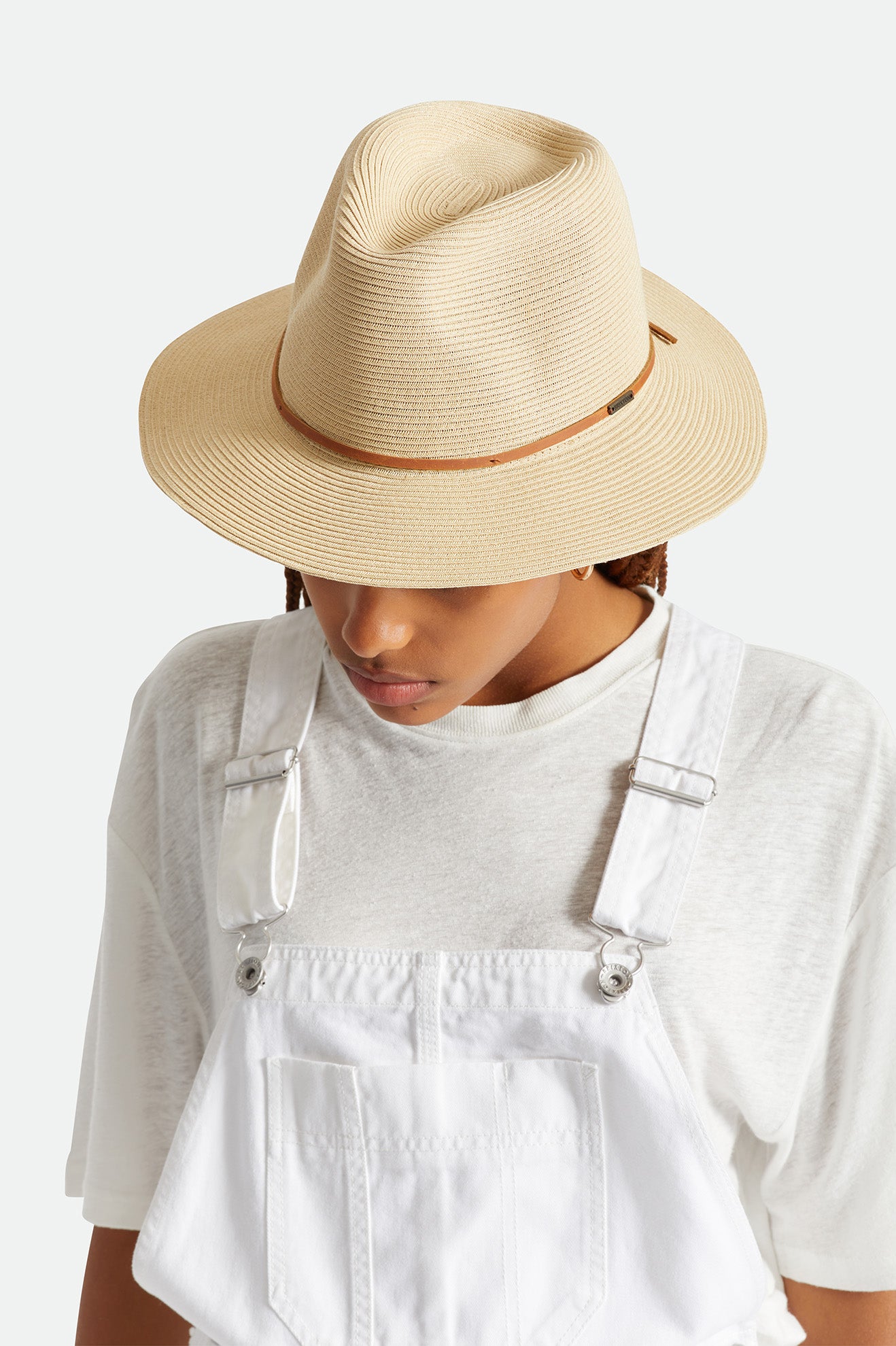 Brixton Wesley Packable Fedora Klobuky Panske Hnede | 428795WSB